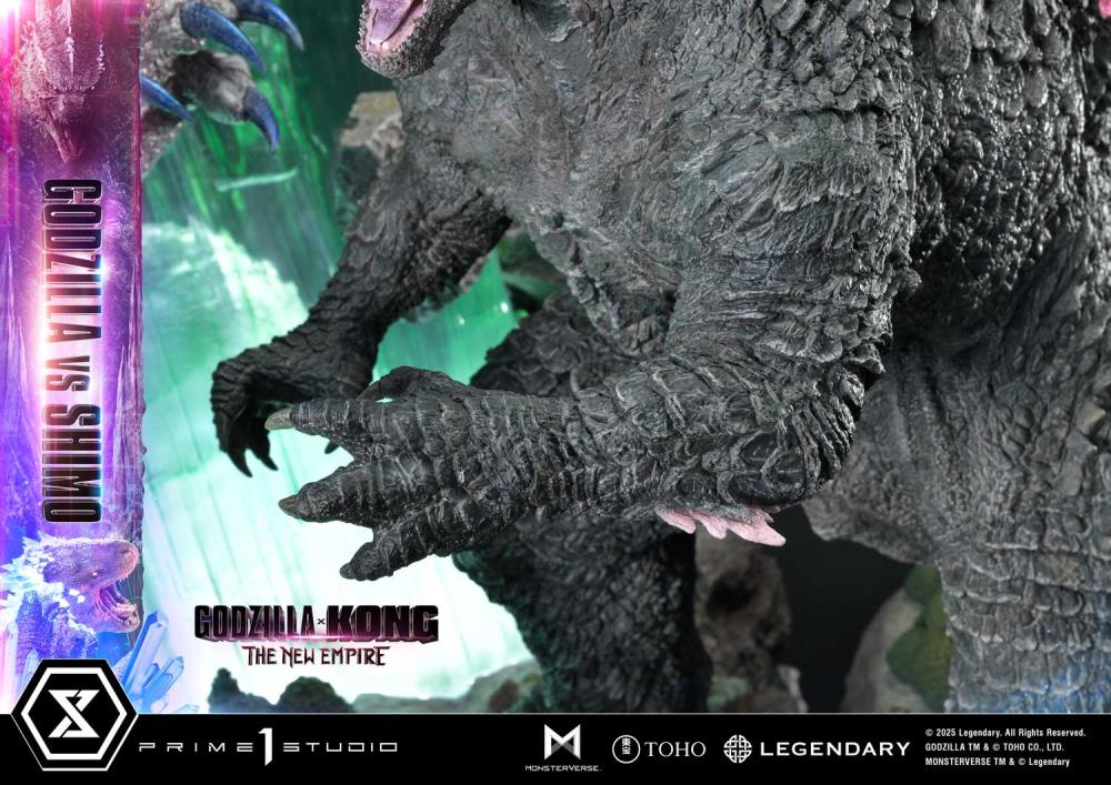 Godzilla x Kong: The New Empire Ultimate Diorama Masterline Godzilla vs. Shimo (Bonus Ver.) Statue Gallery Image 79