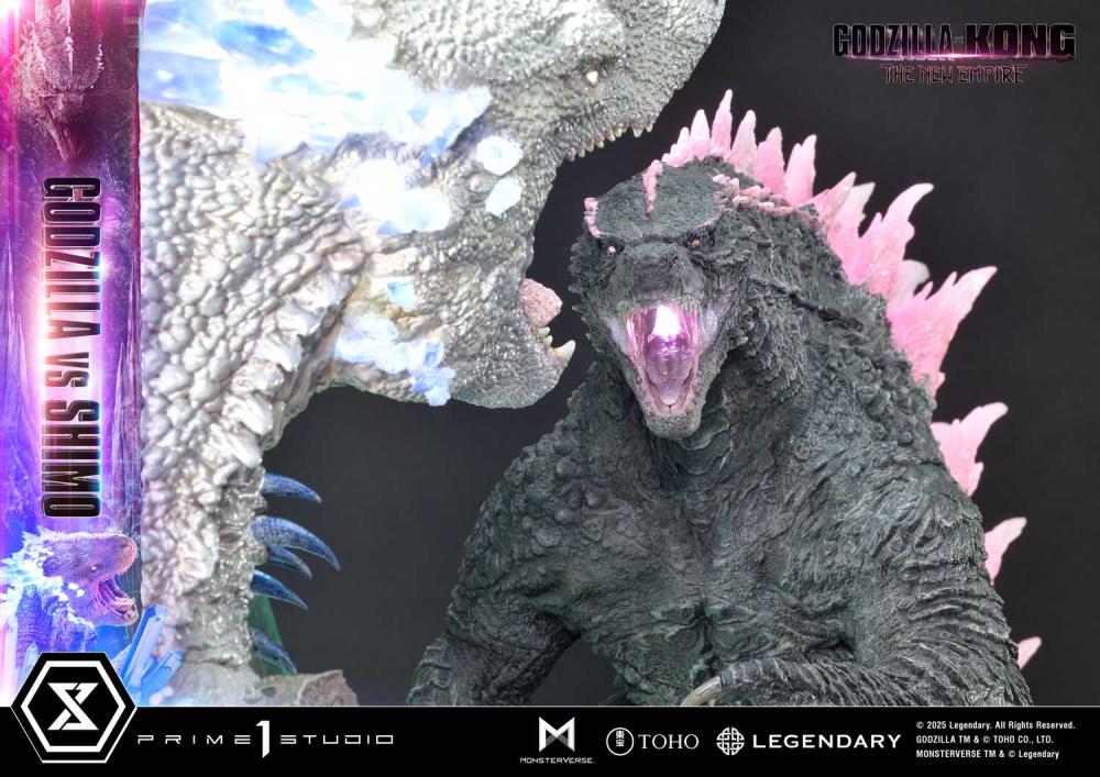 Godzilla x Kong: The New Empire Ultimate Diorama Masterline Godzilla vs. Shimo (Bonus Ver.) Statue Gallery Image 76