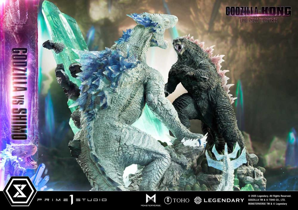 Godzilla x Kong: The New Empire Ultimate Diorama Masterline Godzilla vs. Shimo (Bonus Ver.) Statue Gallery Image 27
