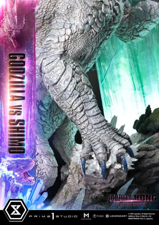 Godzilla x Kong: The New Empire Ultimate Diorama Masterline Godzilla vs. Shimo (Bonus Ver.) Statue Gallery Image 89