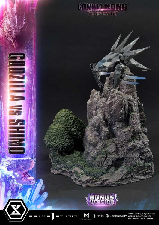 Godzilla x Kong: The New Empire Ultimate Diorama Masterline Godzilla vs. Shimo (Bonus Ver.) Statue Gallery Image 8