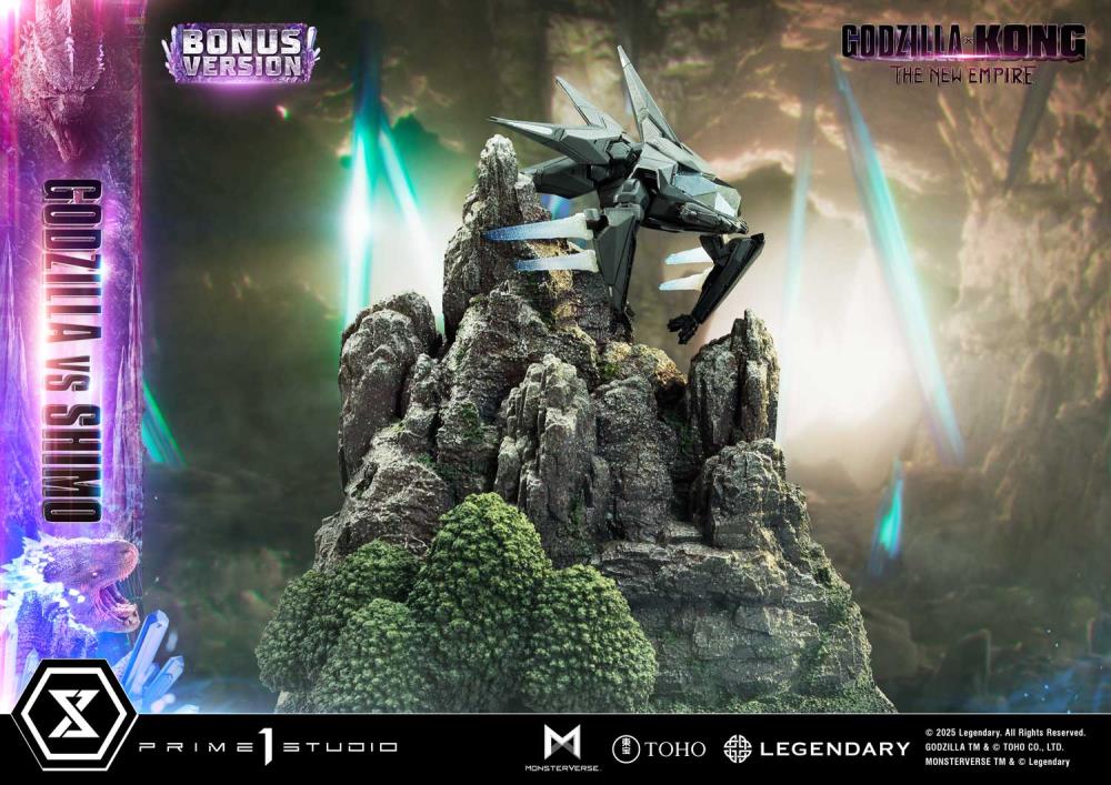 Godzilla x Kong: The New Empire Ultimate Diorama Masterline Godzilla vs. Shimo (Bonus Ver.) Statue Gallery Image 6