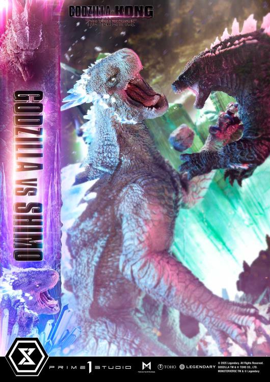 Godzilla x Kong: The New Empire Ultimate Diorama Masterline Godzilla vs. Shimo (Bonus Ver.) Statue Gallery Image 54