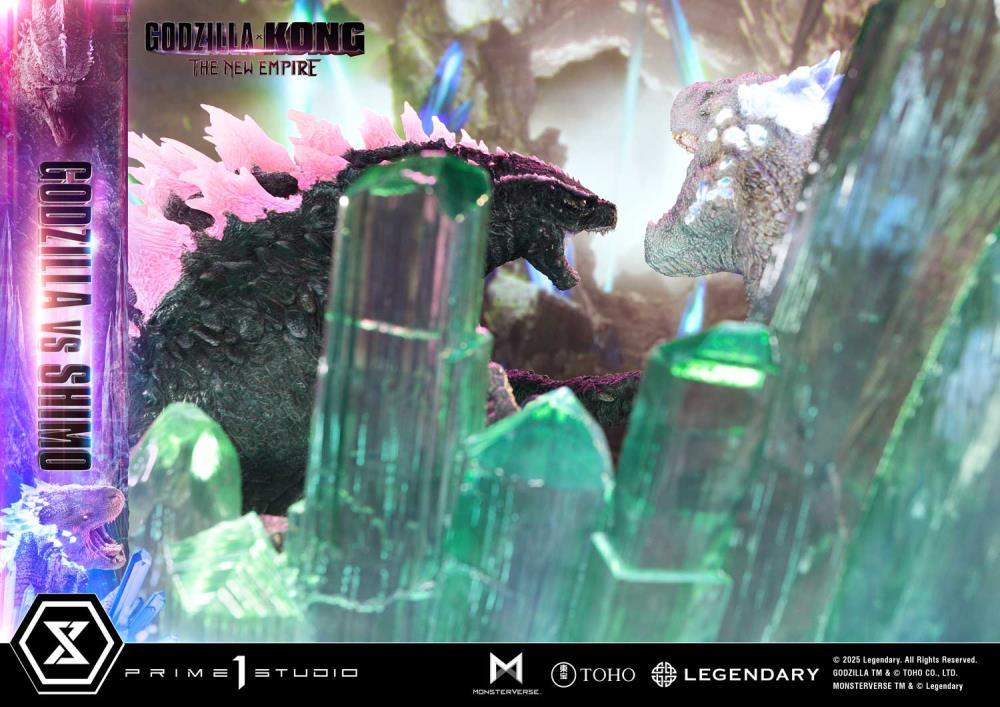 Godzilla x Kong: The New Empire Ultimate Diorama Masterline Godzilla vs. Shimo (Bonus Ver.) Statue Gallery Image 41