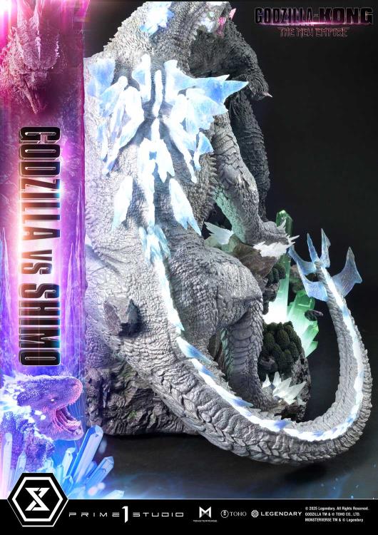 Godzilla x Kong: The New Empire Ultimate Diorama Masterline Godzilla vs. Shimo (Bonus Ver.) Statue Gallery Image 91