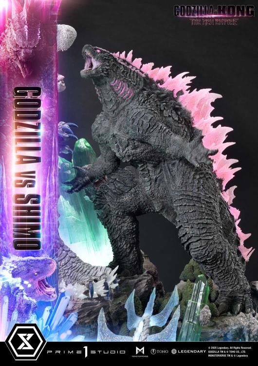 Godzilla x Kong: The New Empire Ultimate Diorama Masterline Godzilla vs. Shimo (Bonus Ver.) Statue Gallery Image 92