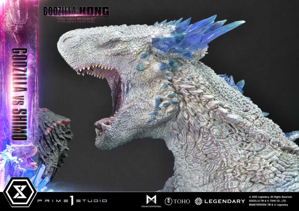 Godzilla x Kong: The New Empire Ultimate Diorama Masterline Godzilla vs. Shimo (Bonus Ver.) Statue Gallery Image 72