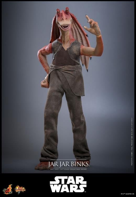 Star Wars: The Phantom Menace MMS807 Jar Jar Binks 1/6th Scale Collectible Figure Gallery Image 5