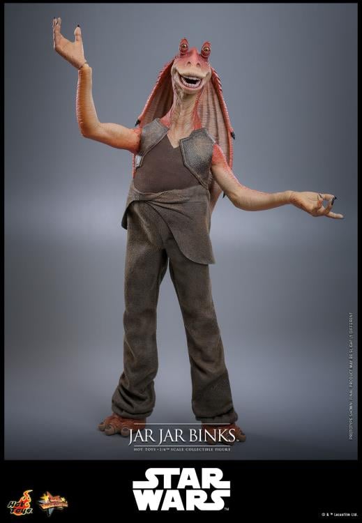 Star Wars: The Phantom Menace MMS807 Jar Jar Binks 1/6th Scale Collectible Figure Gallery Image 6