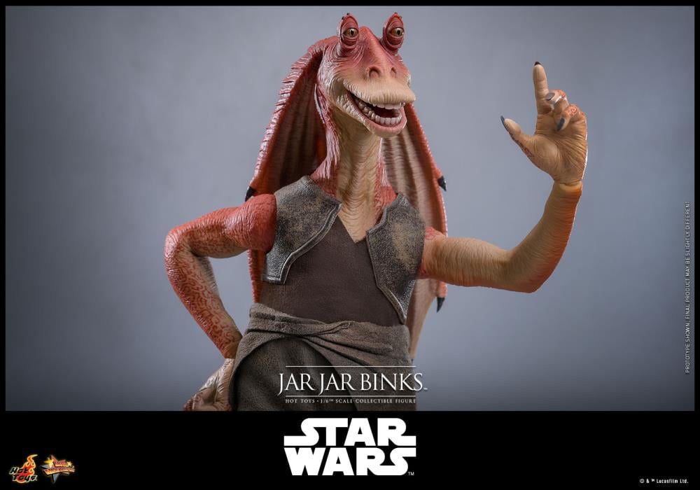 Star Wars: The Phantom Menace MMS807 Jar Jar Binks 1/6th Scale Collectible Figure Gallery Image 4