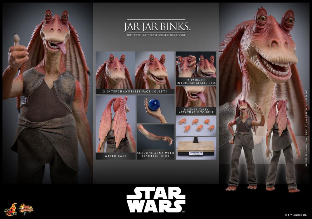 Star Wars: The Phantom Menace MMS807 Jar Jar Binks 1/6th Scale Collectible Figure Gallery Image 21