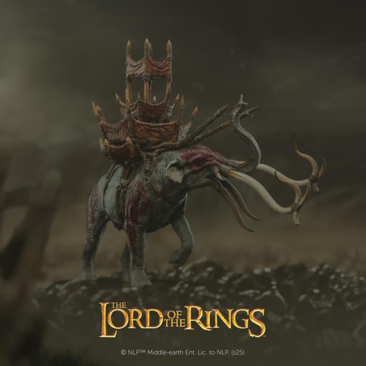 The Lord of the Rings: The Return of the King Mumak in Battle Miniature Statue Gallery Image 3