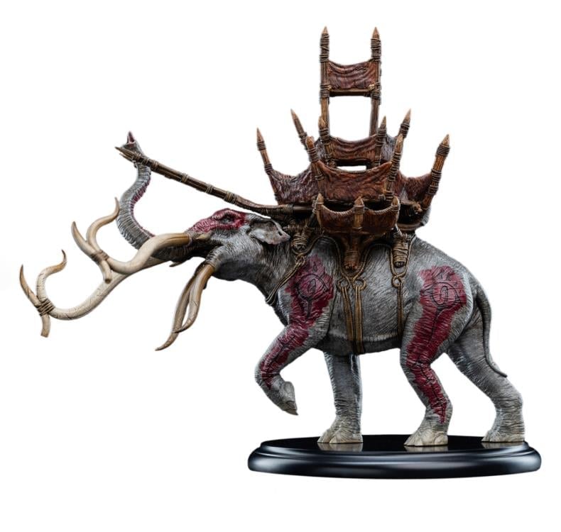 The Lord of the Rings: The Return of the King Mumak in Battle Miniature Statue Gallery Image 9