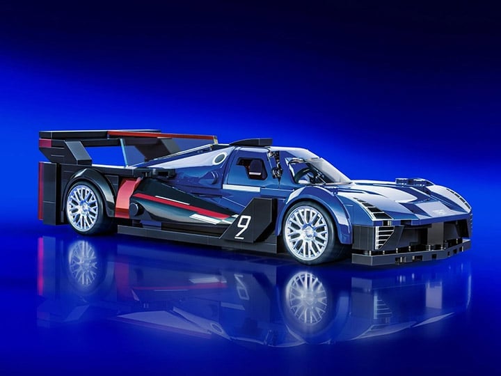 Hot Wheels Mattel Brick Shop Cadillac Project GTP Hypercar Building Set Gallery Image 1