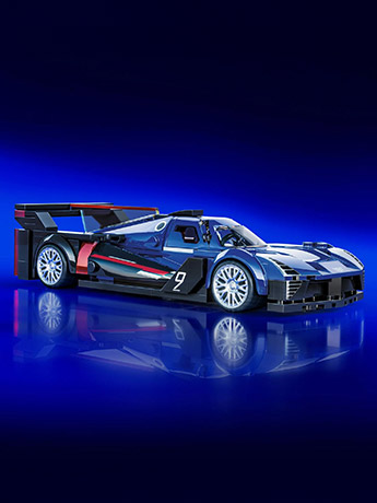 Hot Wheels Mattel Brick Shop Cadillac Project GTP Hypercar Building Set Gallery Image 2