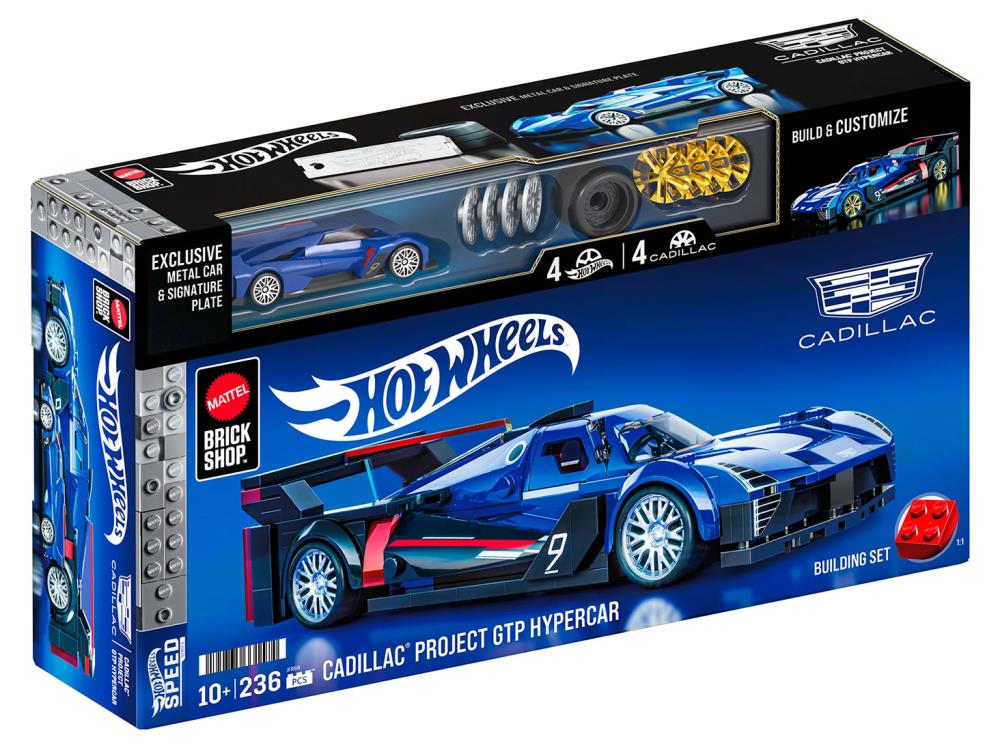 Hot Wheels Mattel Brick Shop Cadillac Project GTP Hypercar