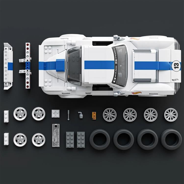 Hot Wheels Mattel Brick Shop Corvette Grand Sport Building Set Gallery Image 6