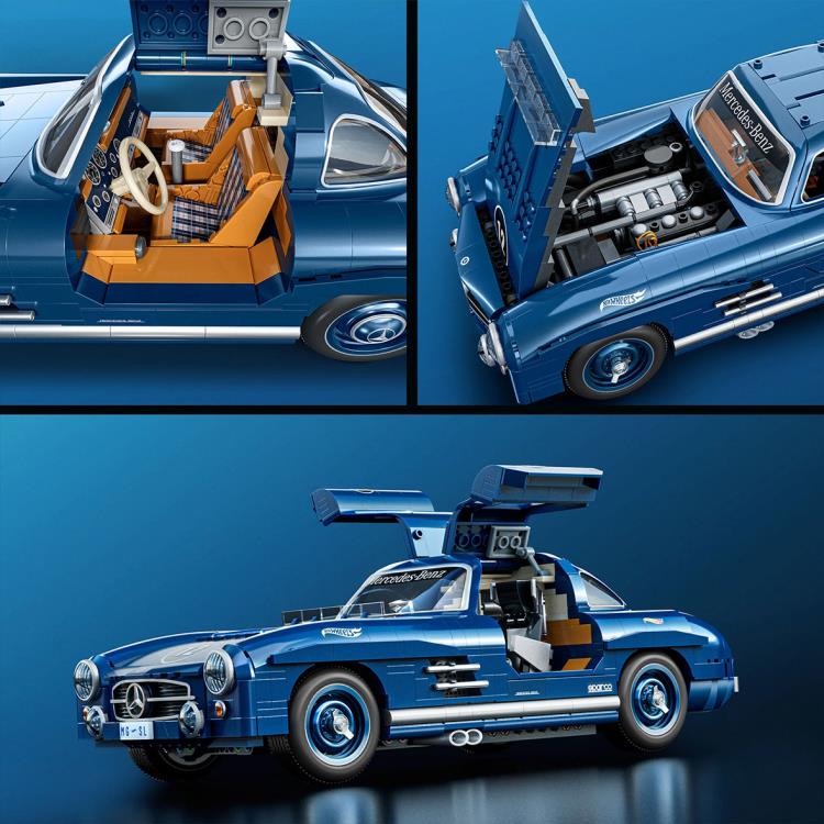 Hot Wheels Mattel Brick Shop Mercedes-Benz 300 SL Building Set Gallery Image 5