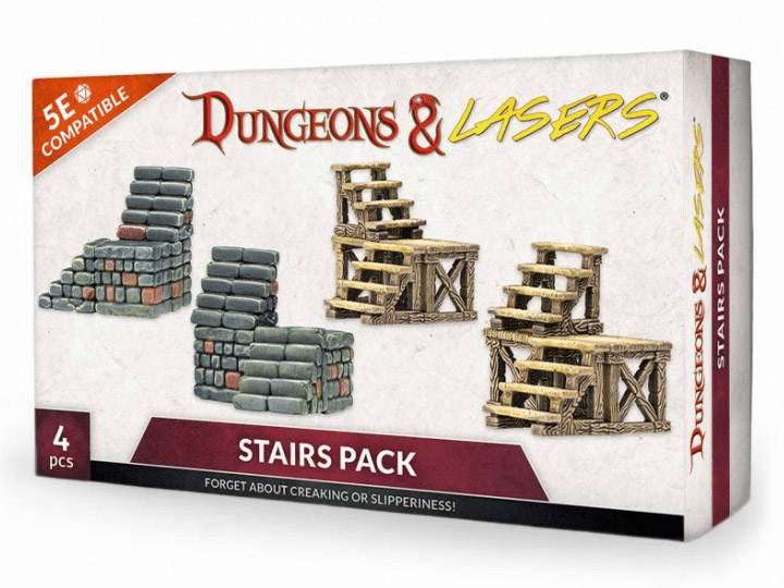 Dungeons & Lasers: Stairs Miniatures Set Gallery Image 1