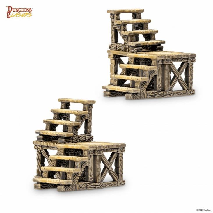 Dungeons & Lasers: Stairs Miniatures Set Gallery Image 4