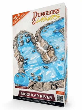 Dungeons & Lasers: Modular River Miniatures Set Gallery Image 2