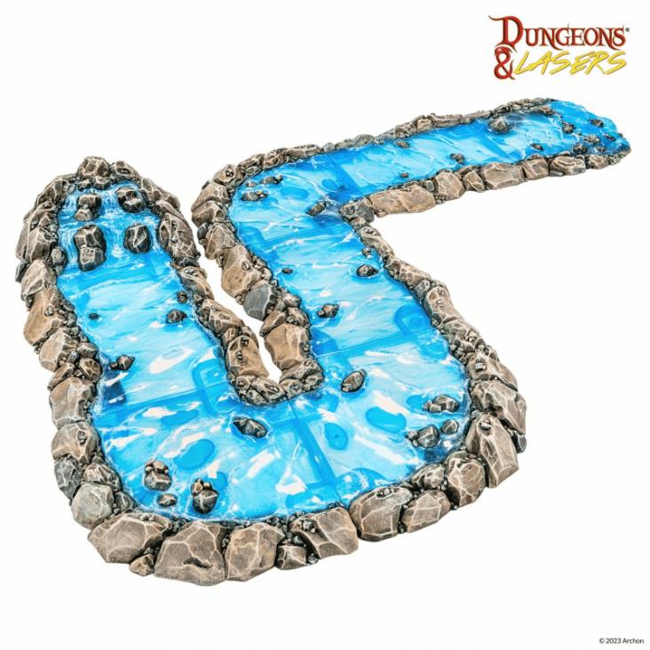 Dungeons & Lasers: Modular River Miniatures Set Gallery Image 3