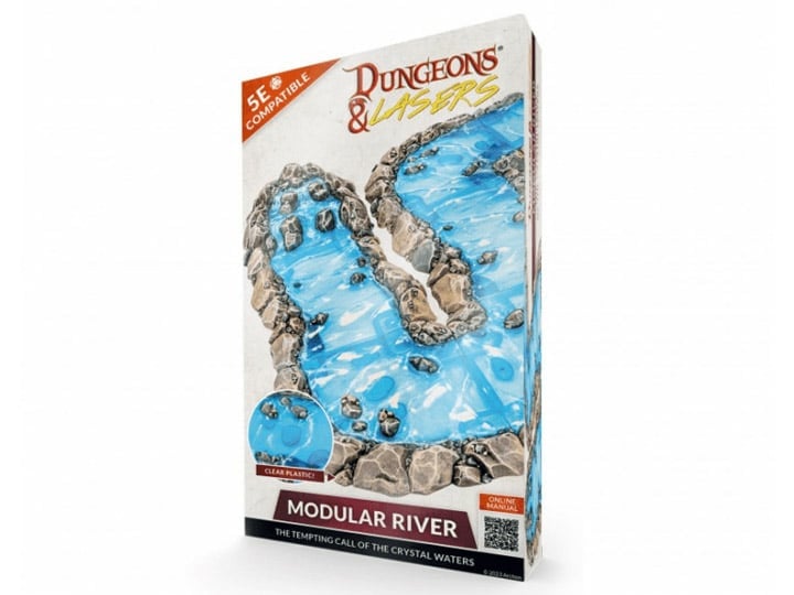 Dungeons & Lasers: Modular River Miniatures Set Gallery Image 1