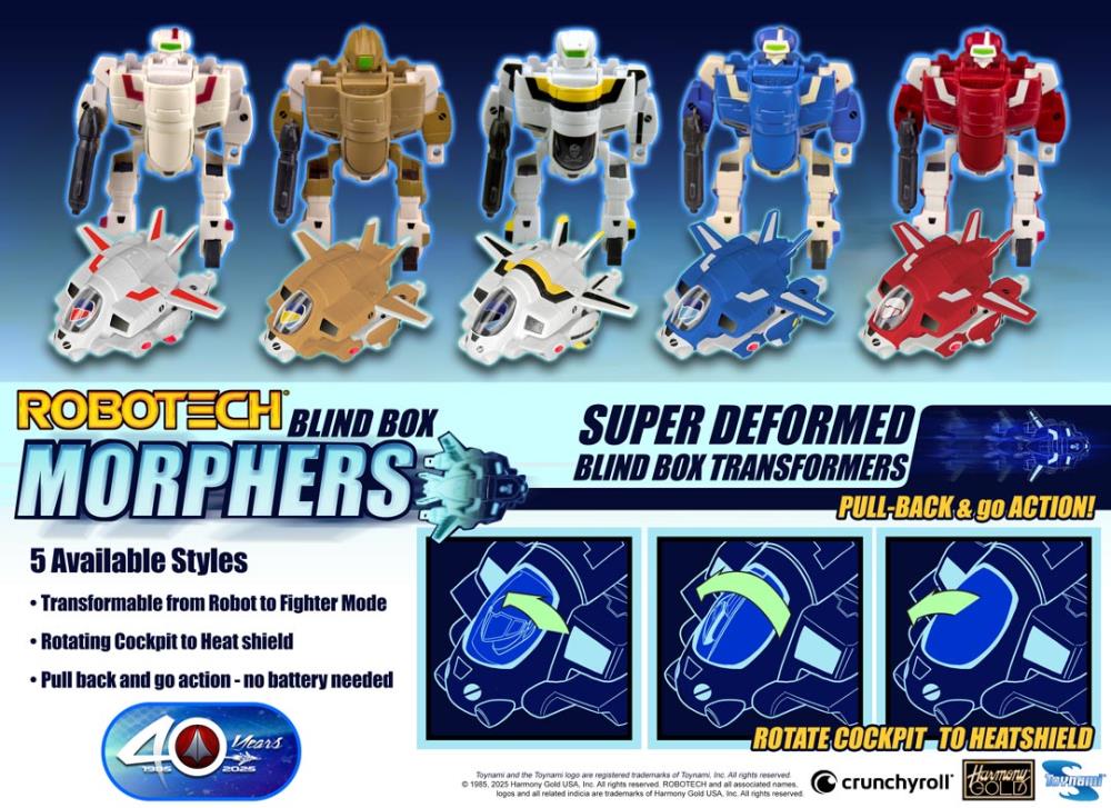 Robotech Morphers Ver. 2.0 Box of 15 Super Deformed Figures