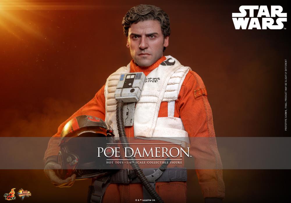 Star Wars: The Force Awakens MMS806 Poe Dameron 1/6th Scale Collectible Figure Gallery Image 3