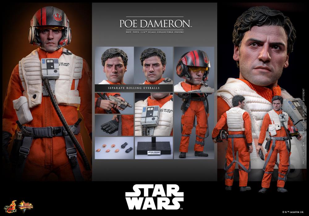 Star Wars: The Force Awakens MMS806 Poe Dameron 1/6th Scale Collectible Figure Gallery Image 21