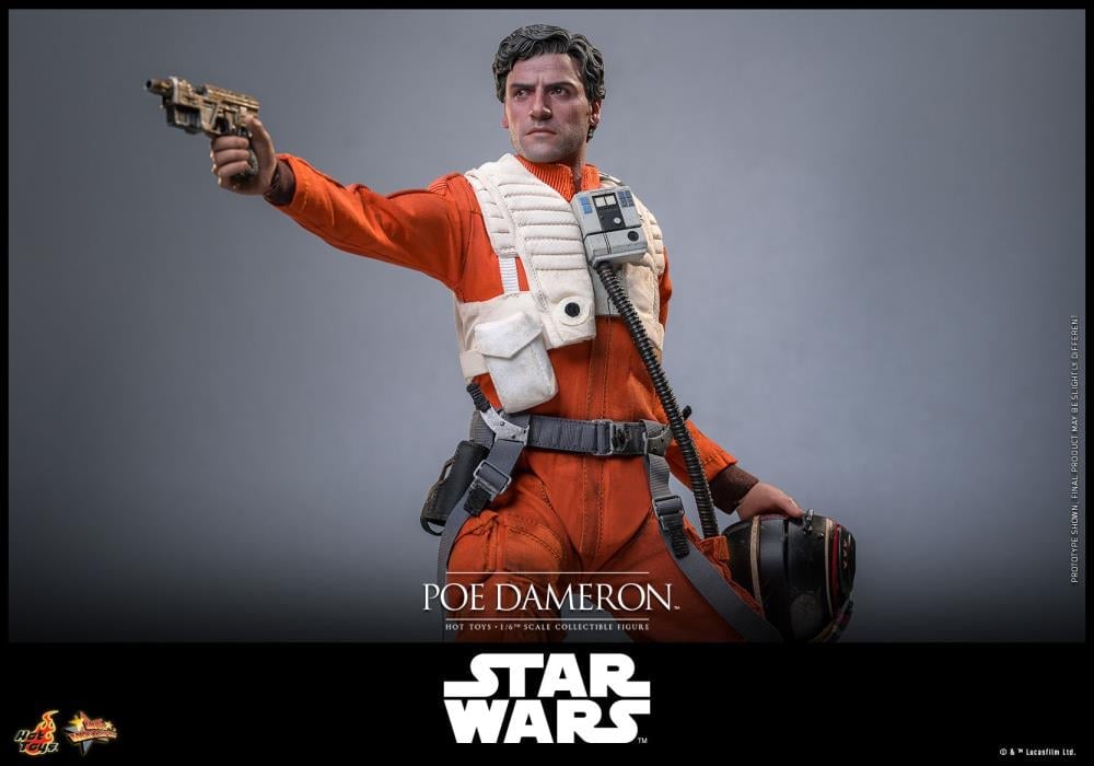 Star Wars: The Force Awakens MMS806 Poe Dameron 1/6th Scale Collectible Figure Gallery Image 4