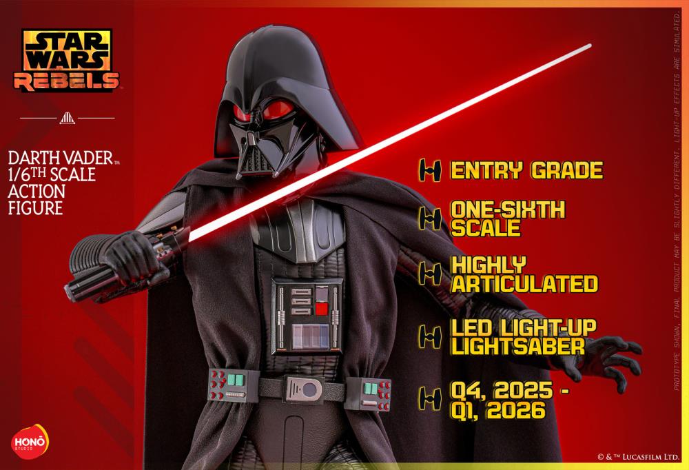 Star Wars Rebels HS10 Darth Vader 1/6th Scale Collectible Figure Gallery Image 23