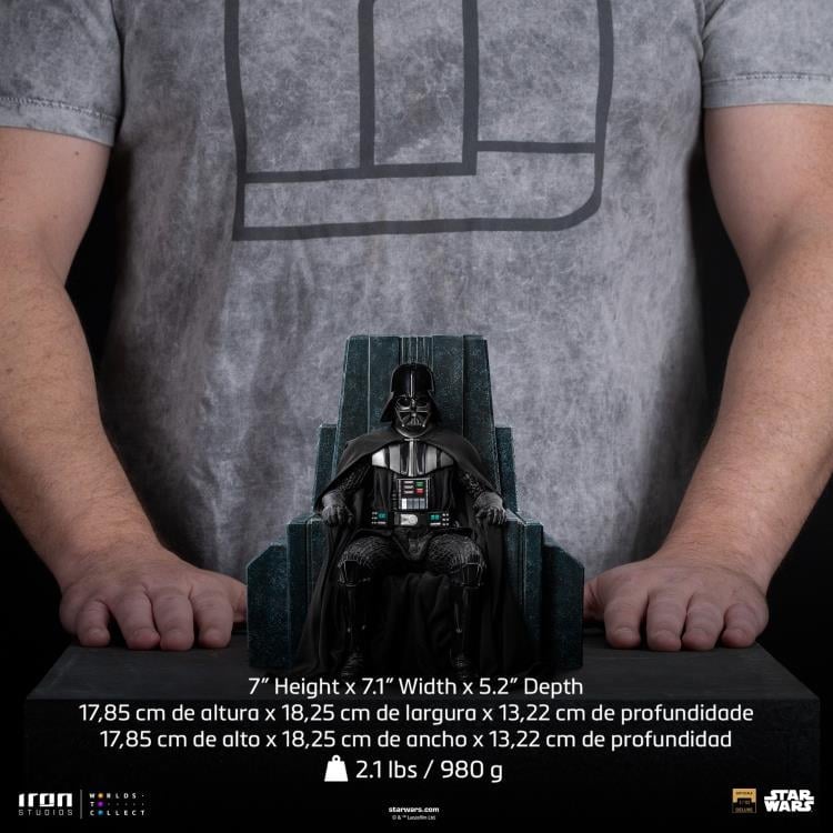 Star Wars: Obi-Wan Kenobi Darth Vader on Throne 1/10 Art Scale Limited Edition Statue Gallery Image 21