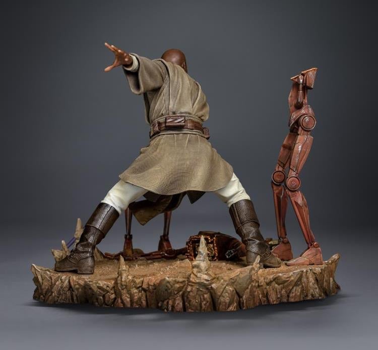 Star Wars Mace Windu 1/10 Art Scale Statue Gallery Image 12