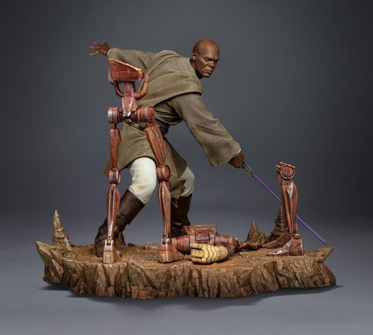 Star Wars Mace Windu 1/10 Art Scale Statue Gallery Image 11