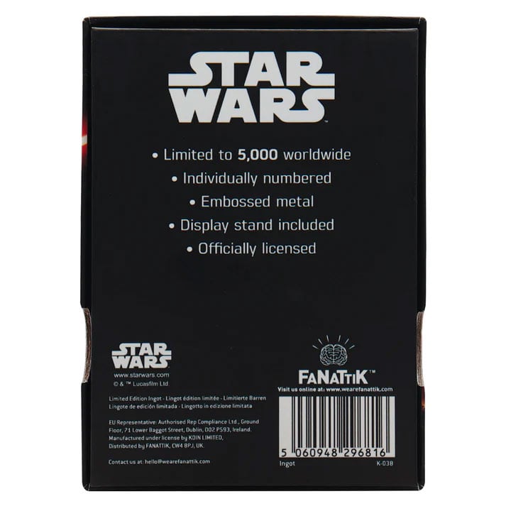 Star Wars: The Empire Strikes Back Luke Skywalker & Darth Vader Limited Edition Ingot Gallery Image 10