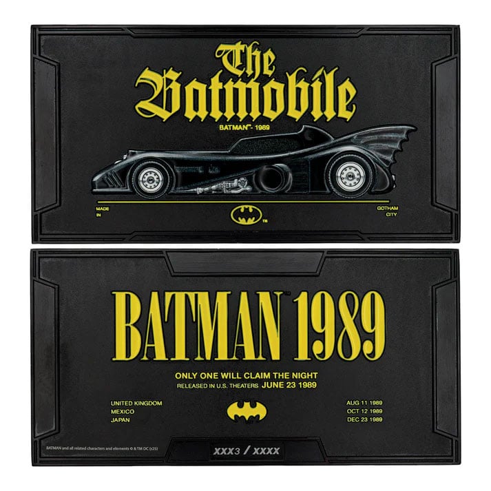 Batman (1989) Batmobile Limited Edition XL Ingot