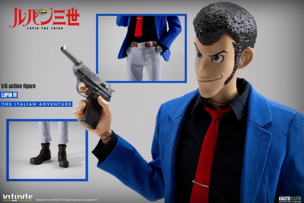 Lupin the Third L'Avventura Italiana Lupin (Standard Edition) 1/6 Scale Action Figure Gallery Image 20