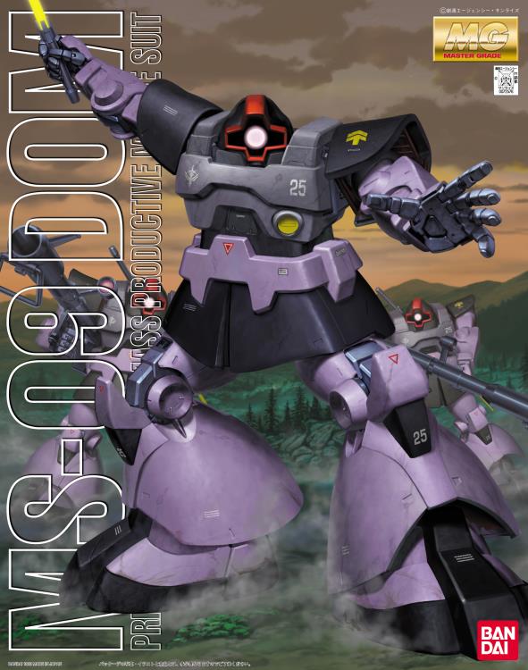 Mobile Suit Gundam MG MS-09 Dom 1/100 Scale Model Kit Gallery Image 3