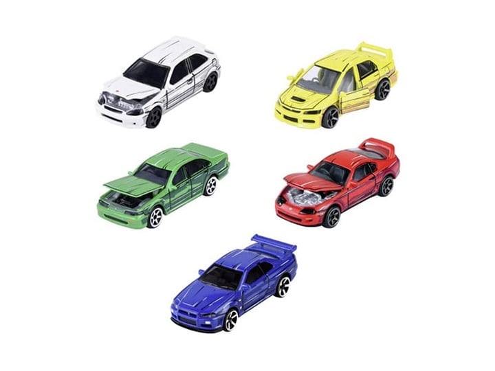 Majorette Japan Series Pack of 5 Model Cars Gallery Image 1