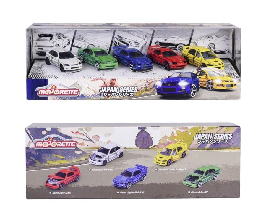 Majorette Japan Series Pack of 5 Model Cars Gallery Image 5