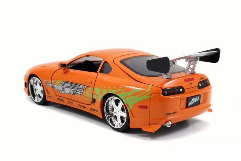 Fast & Furious Brian's Toyota Supra (Metallic Orange Ver.) 1/24 Scale Model Gallery Image 3