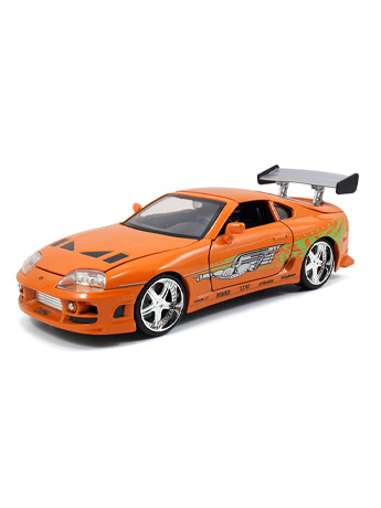 Fast & Furious Brian's Toyota Supra (Metallic Orange Ver.) 1/24 Scale Model Gallery Image 2