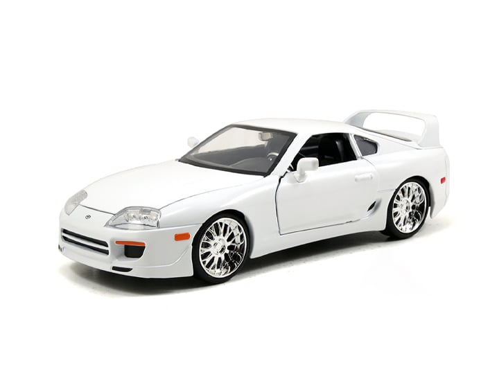 Fast & Furious Brian's Toyota Supra (Glossy White Ver.) 1/24 Scale Model Gallery Image 1