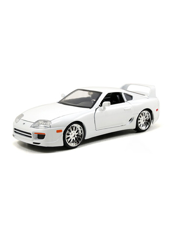 Fast & Furious Brian's Toyota Supra (Glossy White Ver.) 1/24 Scale Model Gallery Image 2