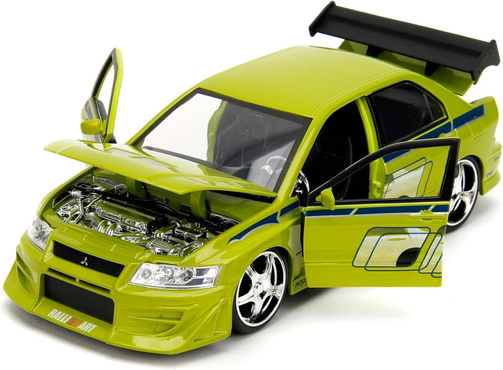 Fast & Furious Brian's Mitsubishi Lancer EVO VII 1/24 Scale Model Gallery Image 6