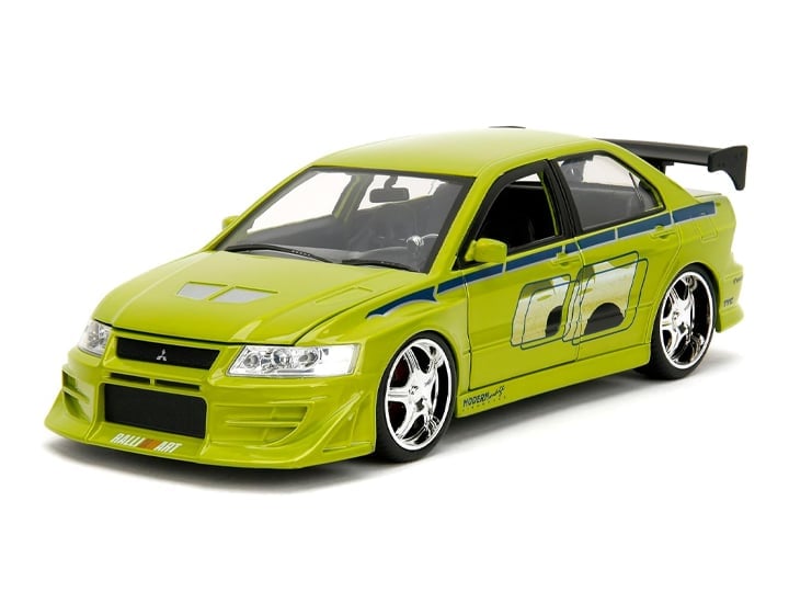 Fast & Furious Brian's Mitsubishi Lancer EVO VII 1/24 Scale Model Gallery Image 1