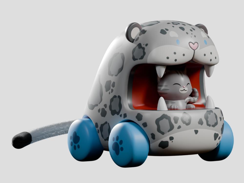 Big Top Chomps Box of 6 Random Pull-back Cars Gallery Image 5