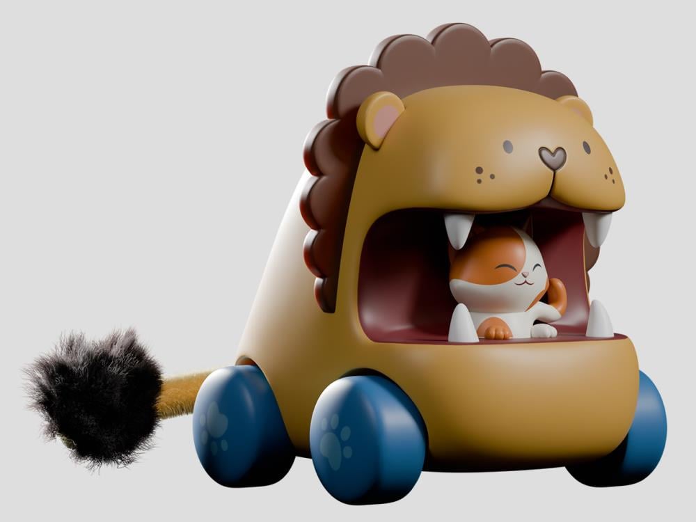 Big Top Chomps Box of 6 Random Pull-back Cars Gallery Image 11