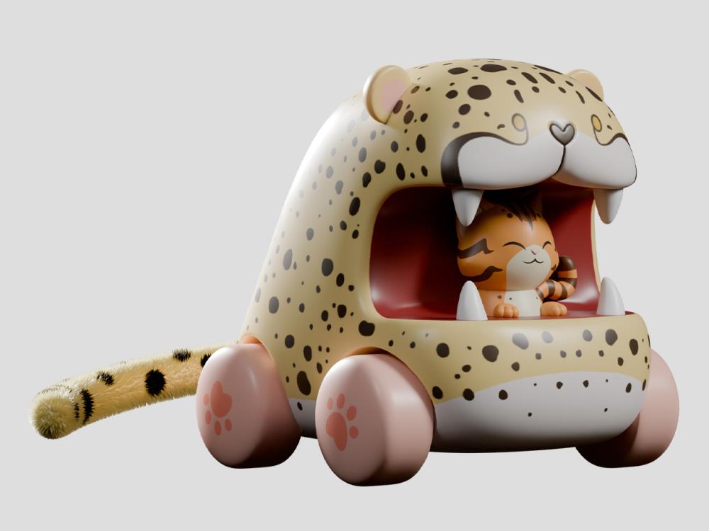 Big Top Chomps Box of 6 Random Pull-back Cars Gallery Image 7